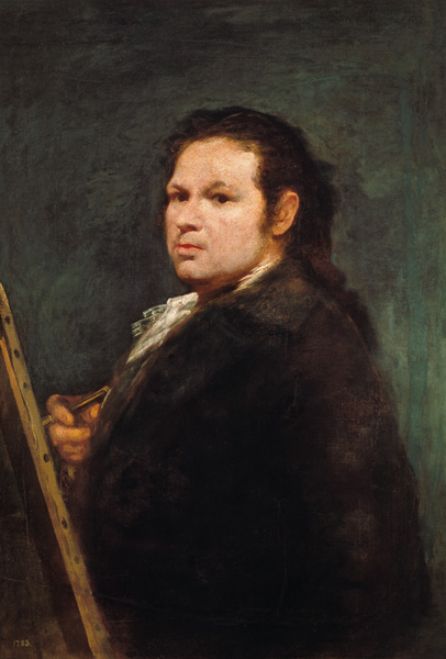Self portrait à Francisco José de Goya