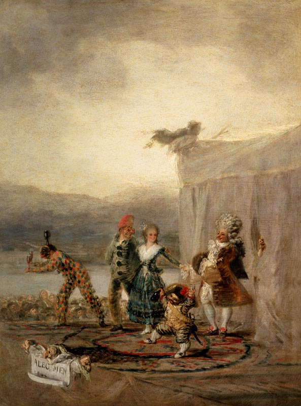 Strolling Players à Francisco José de Goya