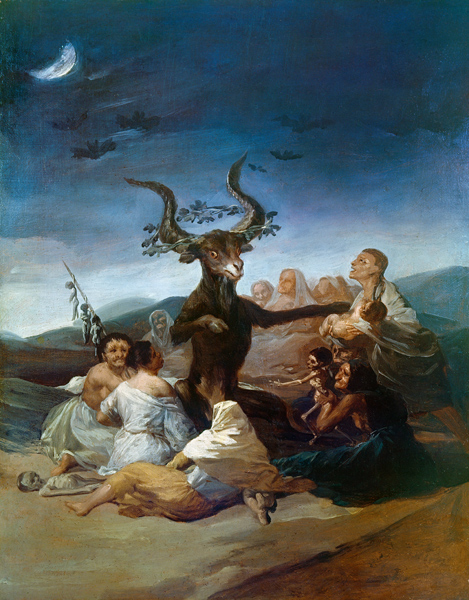 The Witches' Sabbath à Francisco José de Goya