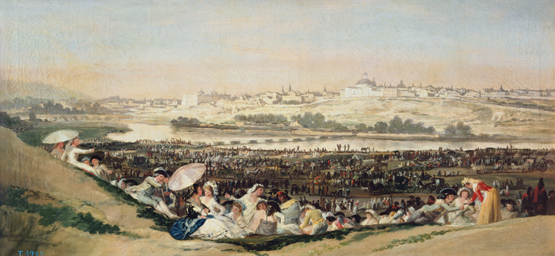 fête populaire au San-Isidro-Tag à Francisco José de Goya