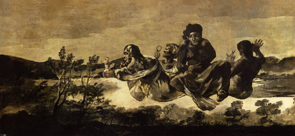 Atropos, ou : Les Parzen (des images noires des Quinta del Sordo) à Francisco José de Goya