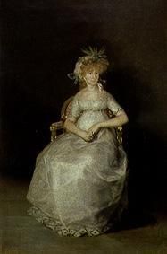 portrait de la comtesse Chinchon à Francisco José de Goya