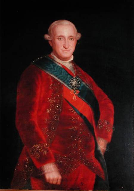 Charles IV à Francisco José de Goya