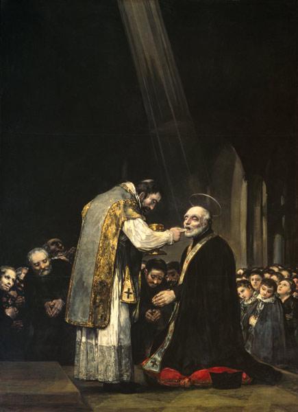 Communion of St.Joseph Calasanza à Francisco José de Goya