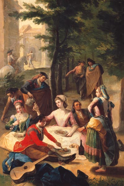 D?Šjeuner sur lherbe à Francisco José de Goya