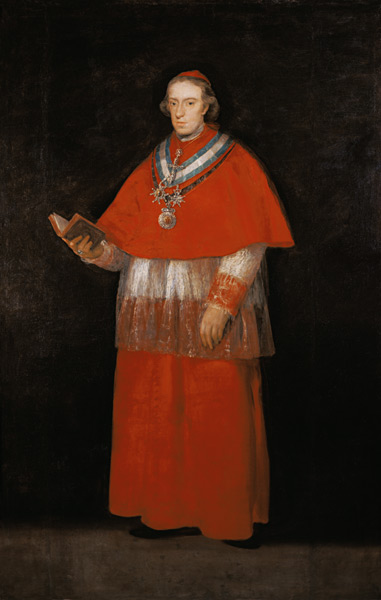 Le cardinal Luis Marie de Borbon y Vallabriga. à Francisco José de Goya