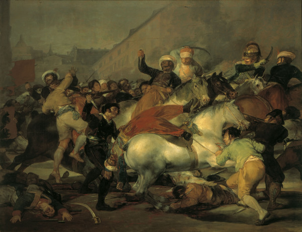 The 2 May 1808 in Madrid à Francisco José de Goya