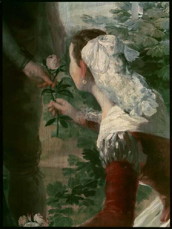 Der Frühling (Detail). à Francisco José de Goya