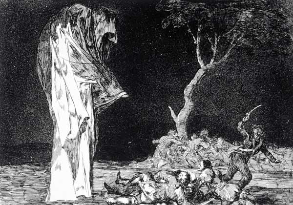 Disparate de miedo à Francisco José de Goya
