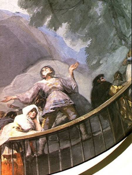An Ecstatic Witness, detail from the Miracle of St. Anthony of Padua, from the cupola à Francisco José de Goya