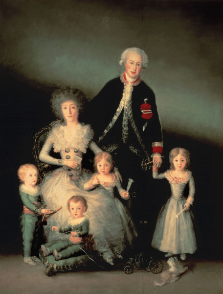 Duke of Osuna and family à Francisco José de Goya