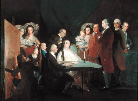 The Family of the Infante Don Luis de Borbon à Francisco José de Goya