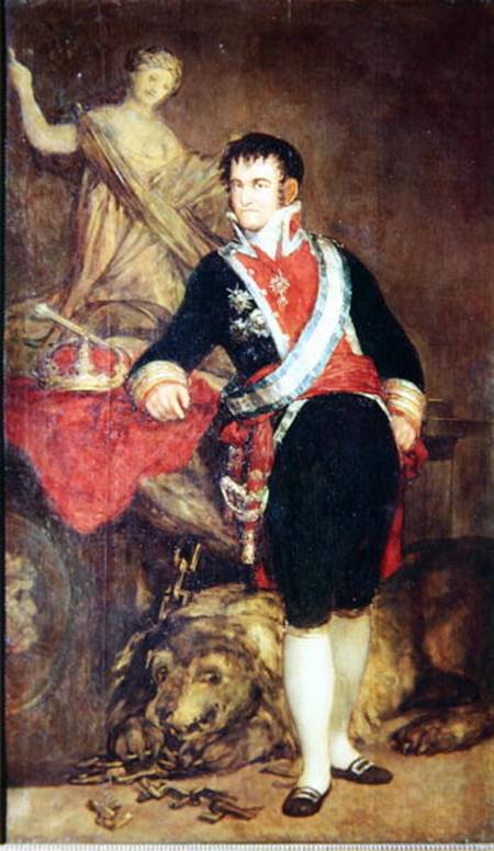 Ferdinand VII (1784-1833) of Bourbon à Francisco José de Goya