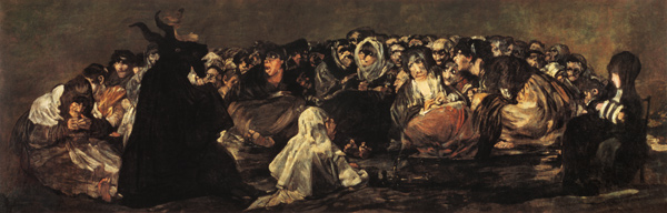 Le sabbat des sorcières à Francisco José de Goya