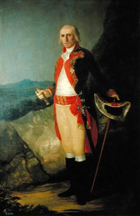 General Jose de Urrutia (1739-1803) à Francisco José de Goya