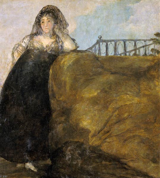 Leocadia Zorilla, the Artist's Housekeeper à Francisco José de Goya