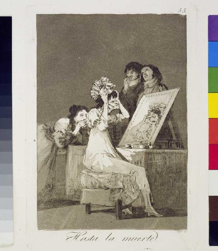 Hasta la muerte (Bis zum Tod). à Francisco José de Goya
