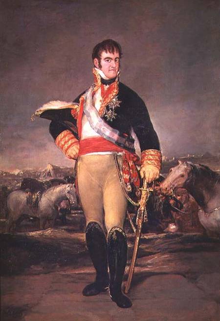 King Ferdinand VII (1784-1833) à Francisco José de Goya