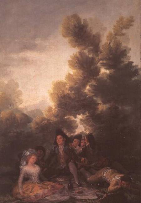 The Picnic à Francisco José de Goya