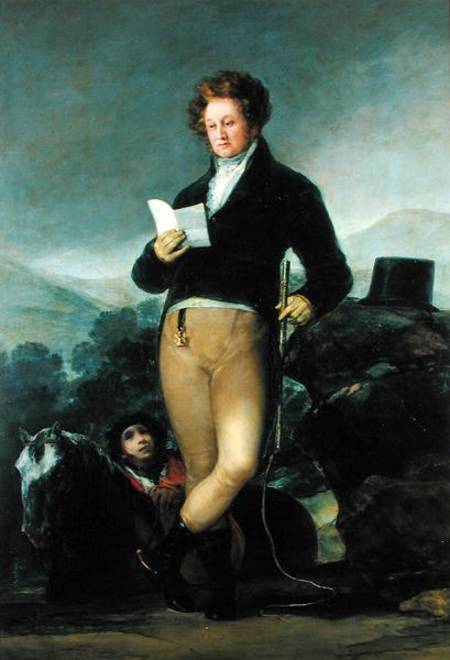 Portrait of Don Francisco de Borja Tellez Giron (1786-1851) à Francisco José de Goya