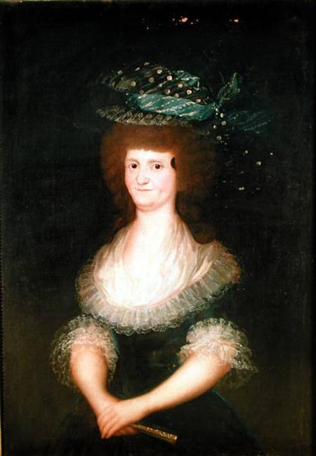 Portrait of Queen Maria Luisa (1751-1819) wife of King Charles IV (1788-1808) of Spain à Francisco José de Goya