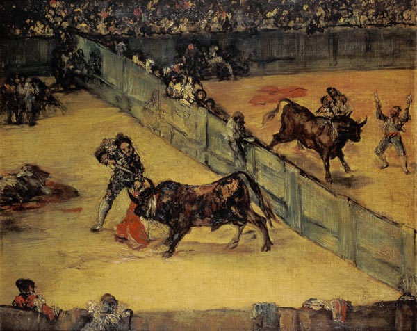 Scene at a Bullfight: The Divided Ring à Francisco José de Goya