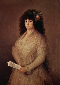 l'actrice (Marie del Rosario Fern·ndez) à Francisco José de Goya