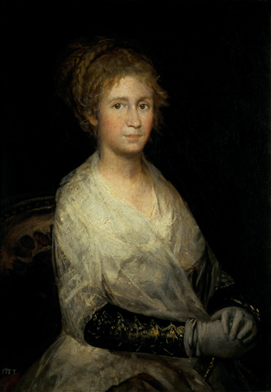 Portrait thought to be Josepha Bayeu (d.1812) the Artist's Wife à Francisco José de Goya