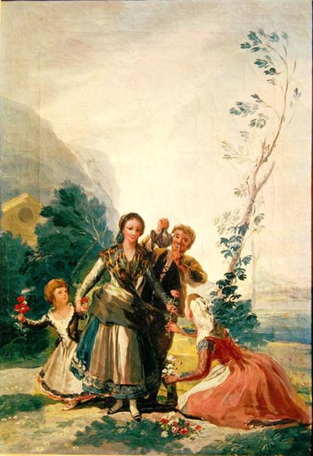 Spring or the Flower Seller à Francisco José de Goya