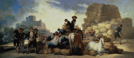 Summer, or The Harvest à Francisco José de Goya