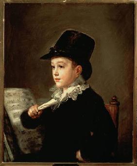 Portrait of Marianito Goya, Grandson of the Artist