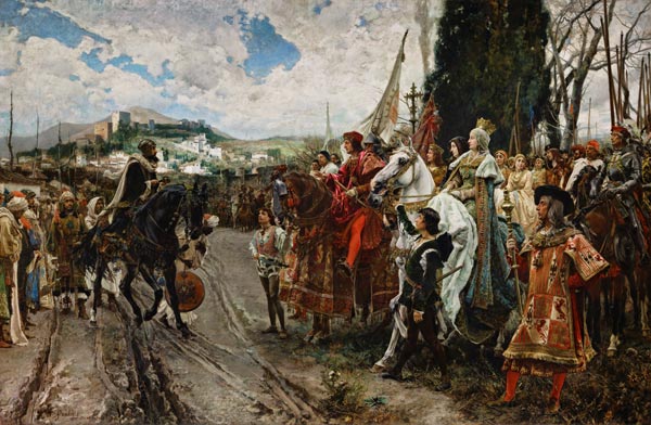 The Capitulation of Granada à Francisco Pradilla y Ortiz