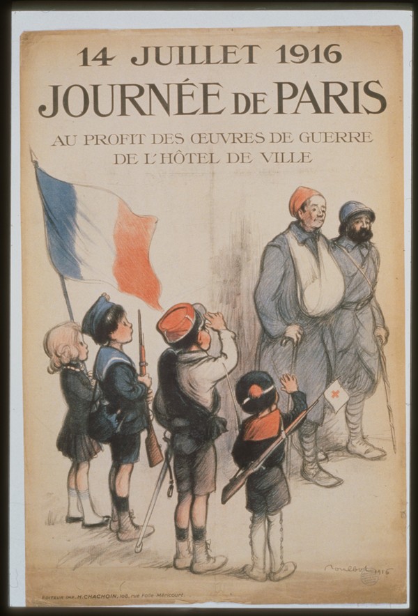Journée de Paris. 14 Juillet 1916 à Francisque Poulbot