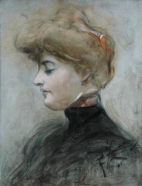 Head of a Blond Woman