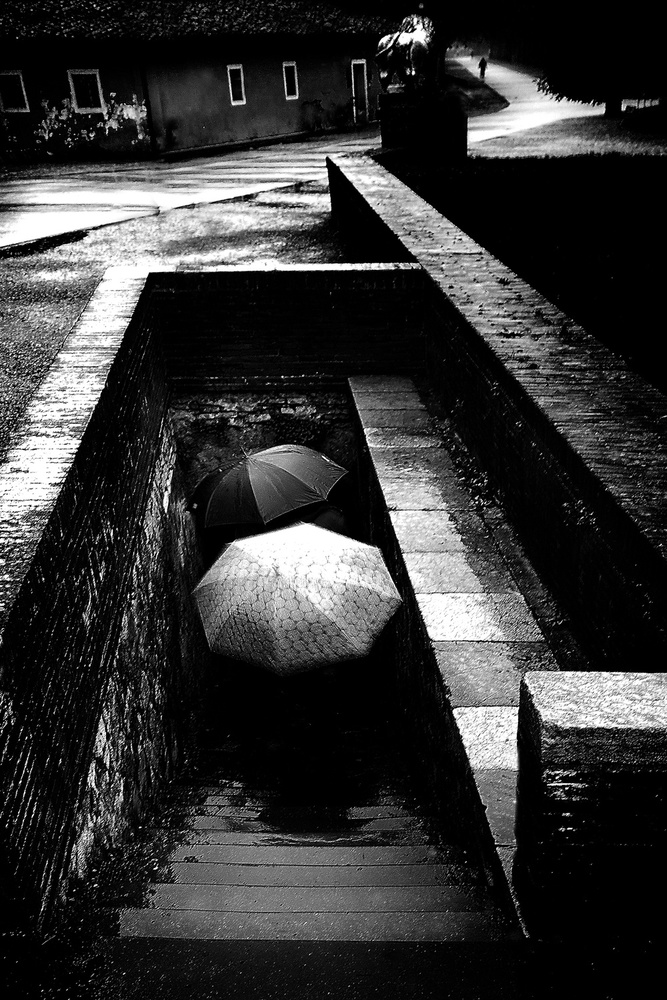 two umbrellas à Franco Maffei