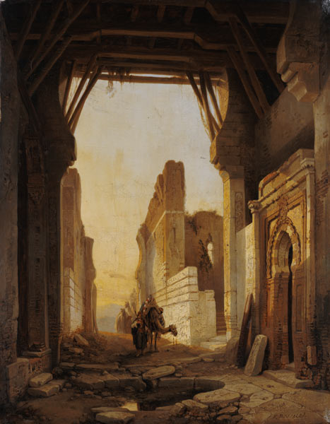 The Gates of El Geber in Morocco à Francois Antoine Bossuet