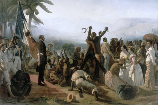 Proclamation of the Abolition of Slavery in the French Colonies, 27 April 1848 à François August Biard