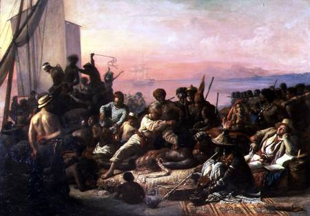 Slaves on the West Coast of Africa à François August Biard