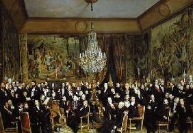 The Salon of Alfred Emilien, Comte de Nieuwerkerke (1811-92) at the Louvre