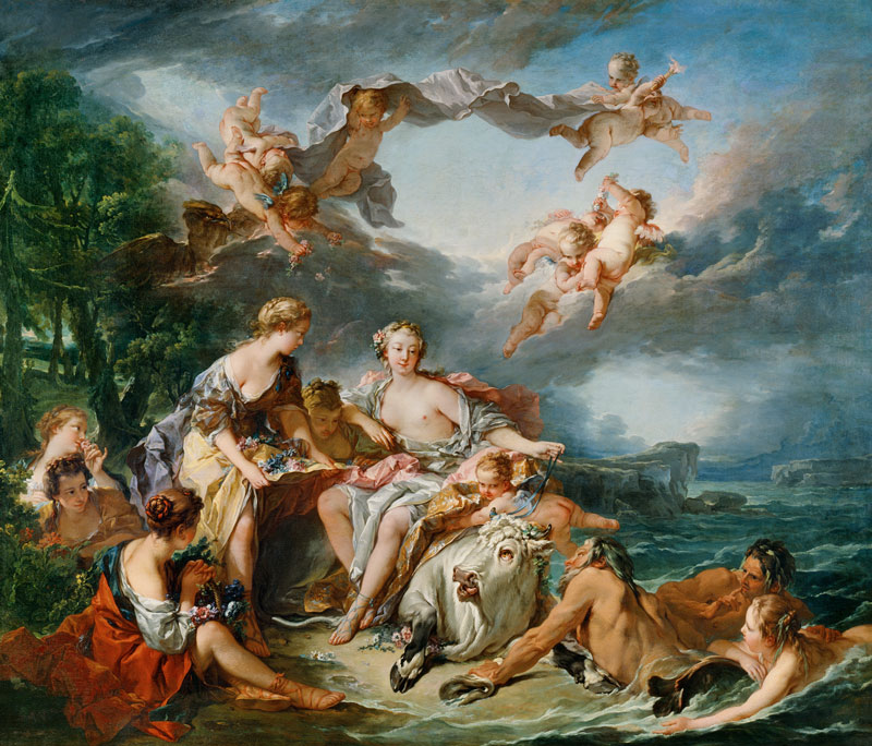 The Rape of Europa à François Boucher