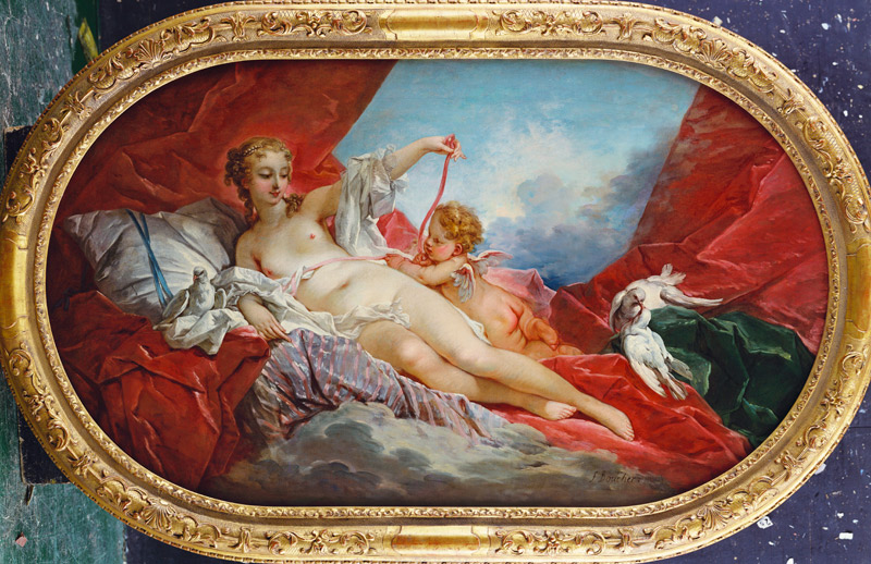 Venus and Cupid à François Boucher
