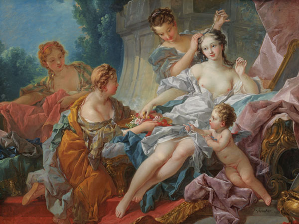 La toilette de Venus à François Boucher