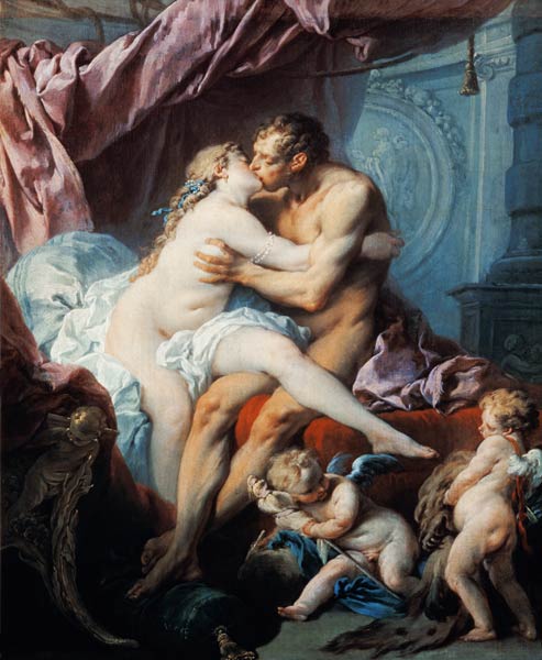 Hercules and Omphale à François Boucher