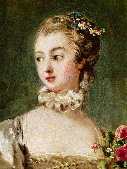 Madame de Pompadour (1721-64)  (detail of 26230) à François Boucher