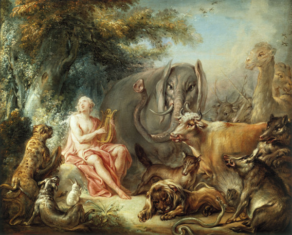 Orpheus enchants the Animals à François Boucher