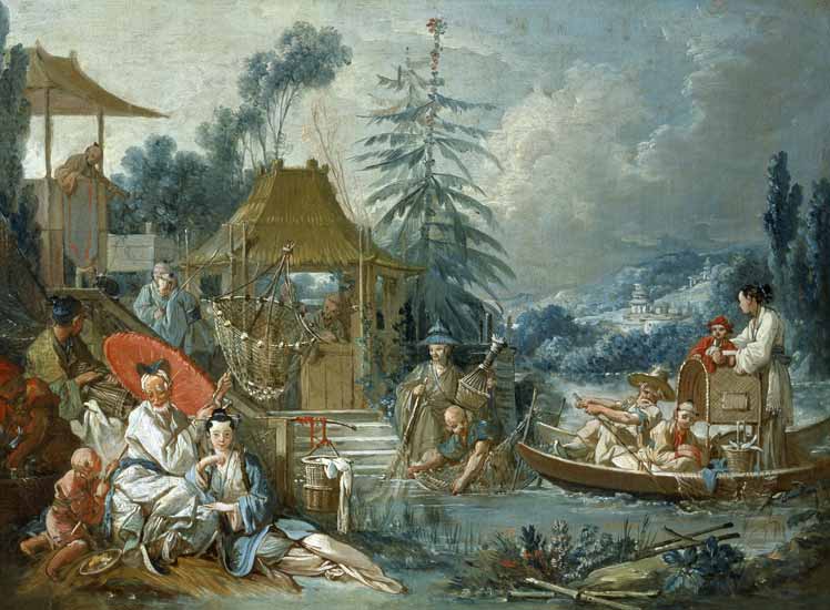 The Chinese Fishermen à François Boucher