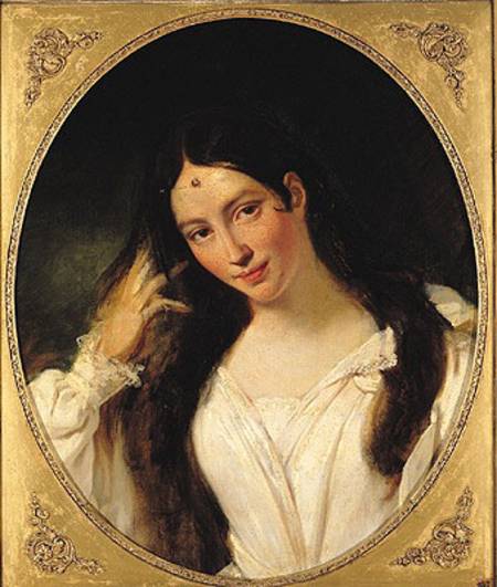 Portrait of 'La Malibran' in the Role of Desdemona à Francois Bouchot