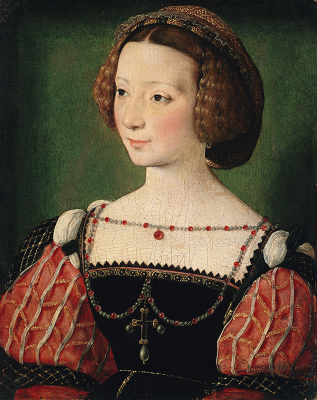 Portrait of Beatrix Pacheco, Countess of Montbel and Entremonts à François Clouet