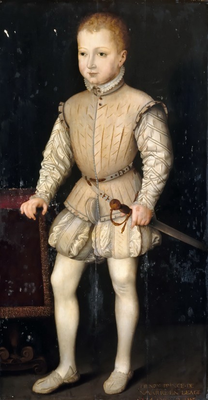 Henry IV of France as Child à François Clouet