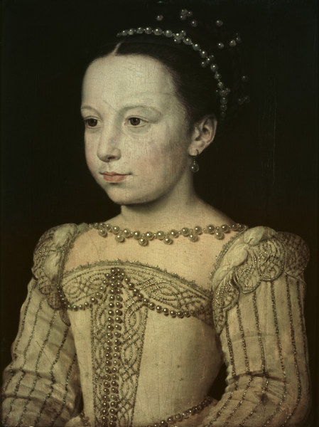 Margarete von Valois / Gem.v.F.Clouet à François Clouet